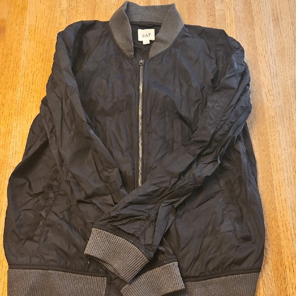 GAP Men's Charcoal Bomber Jacket